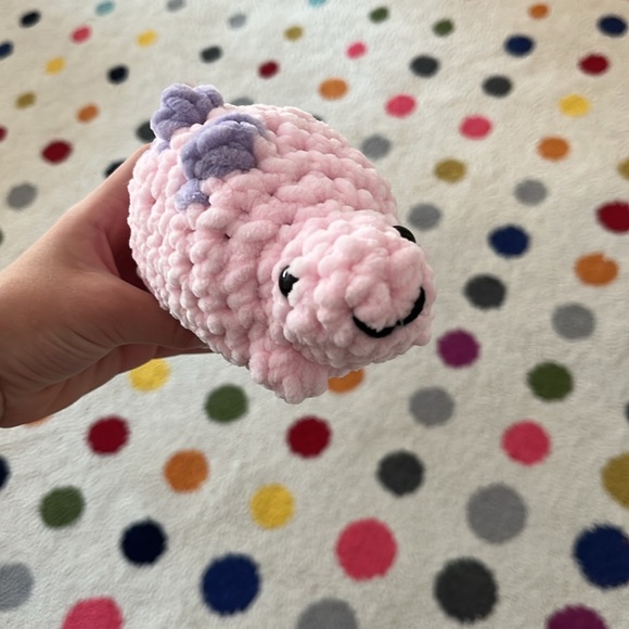 Handmade crochet dinosaur - Picture 2 of 4